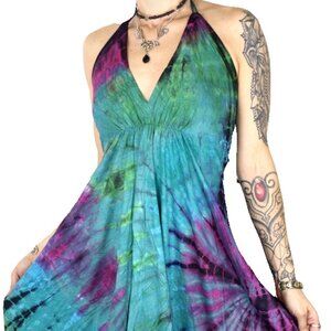 Beautiful hippie tie dye RHea Dress C5